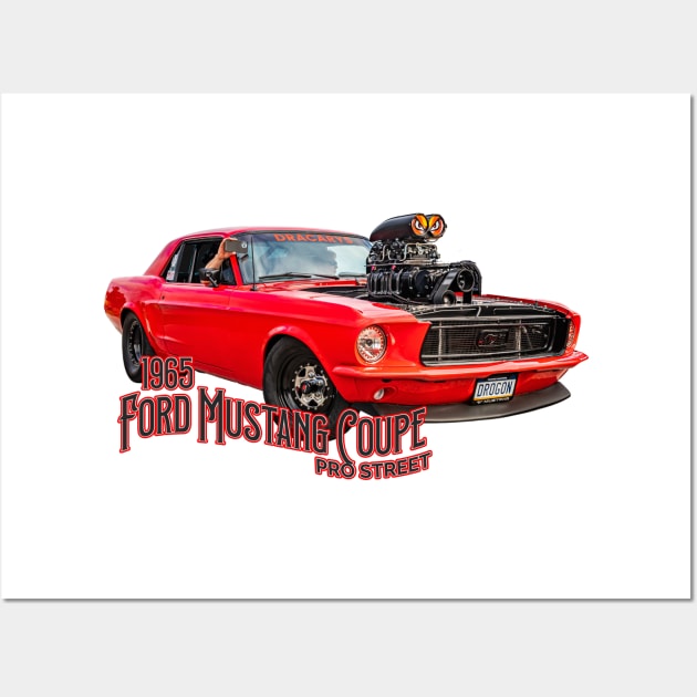 1965 Ford Mustang Coupe Pro Street Wall Art by Gestalt Imagery